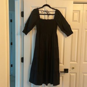 NEW Hill House Home Nesli Nap Dress. Black. Size M.